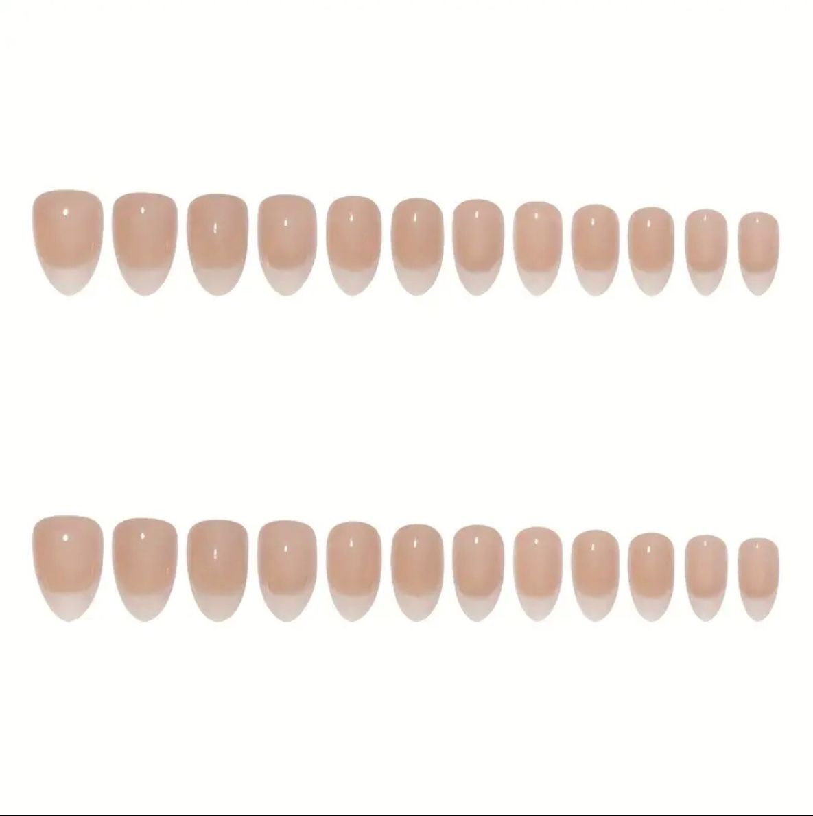 Nude Ombre Magic 24 Pcs Nails Set