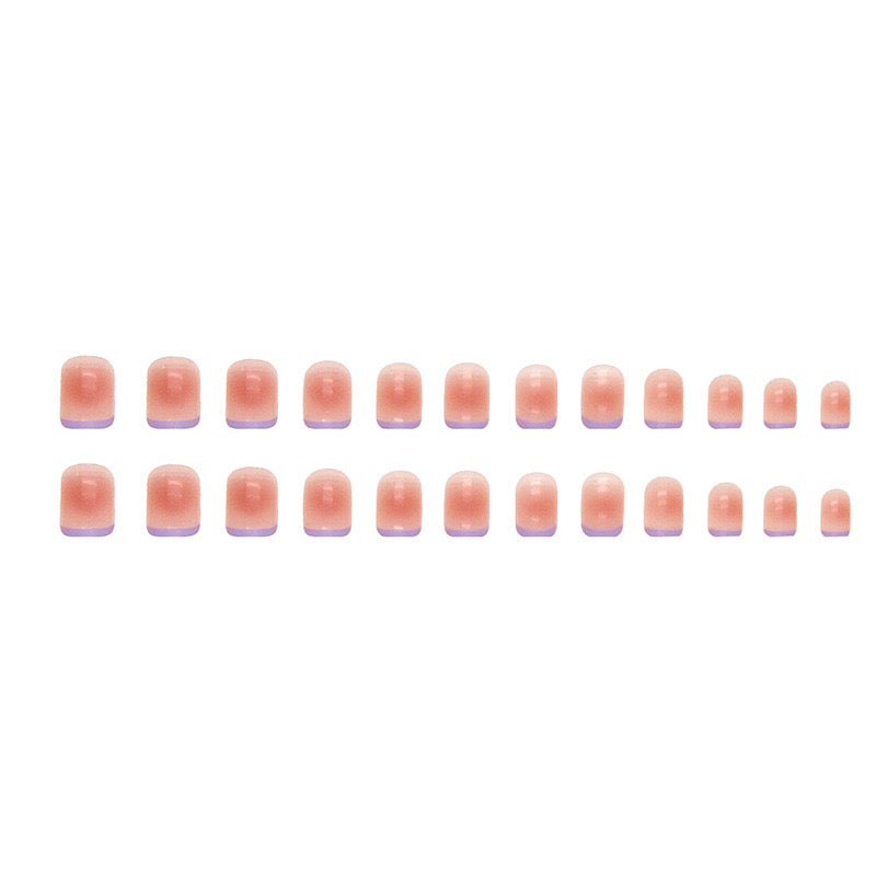 Cotton Candy 24Pcs Nails Set