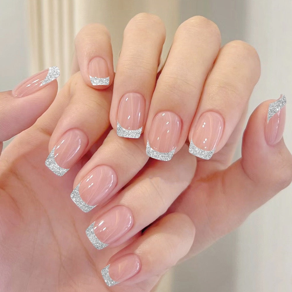 Diamond Drip 24Pcs Nails Set