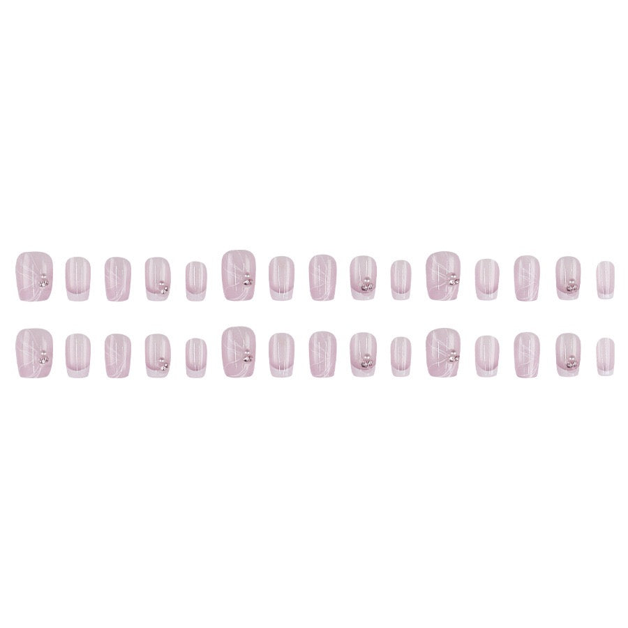Classic French 24pcs Nails Set