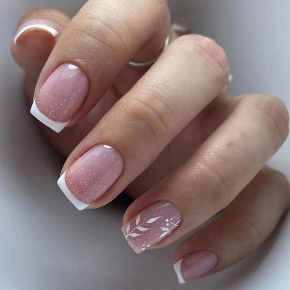 Timeless French 24Pcs Nails Set