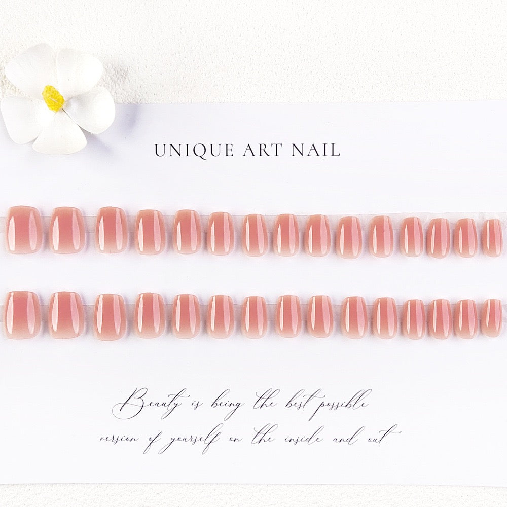Pink Blush 24Pcs Nails Set