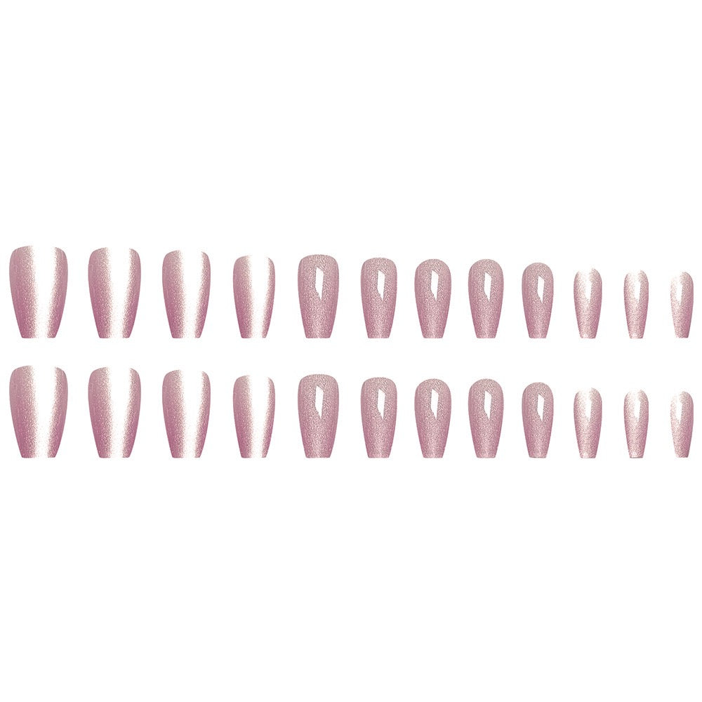 Pink Desire 24Pcs Nails Set