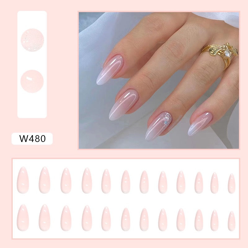 Pearl Kiss 24Pcs Nails Set