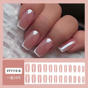 Vanilla Tips 24Pcs Nails Set