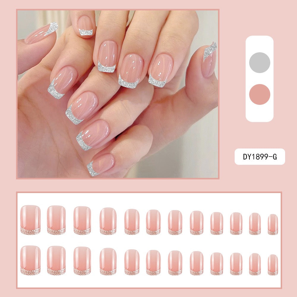 Diamond Drip 24Pcs Nails Set