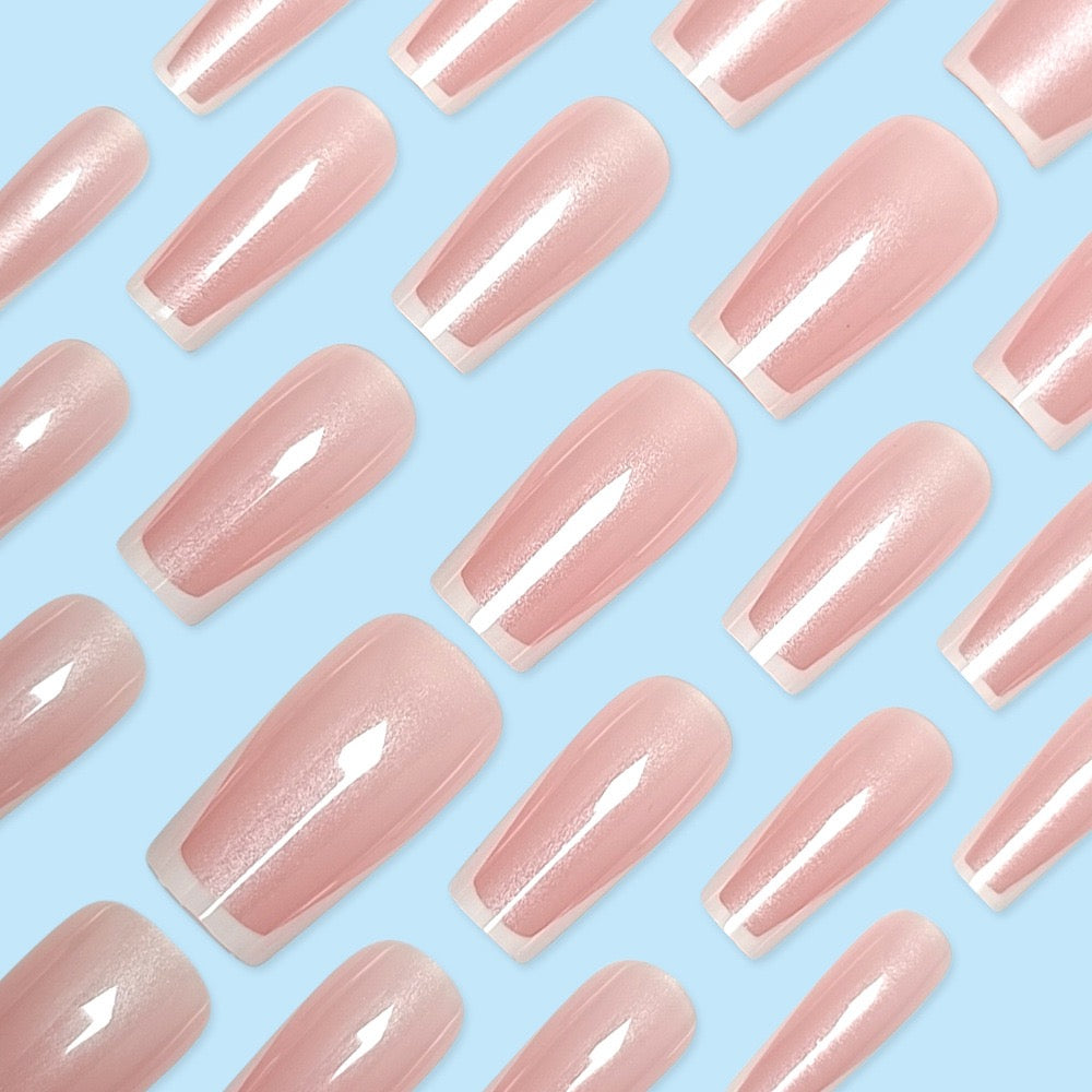 Vanilla Tips 24Pcs Nails Set