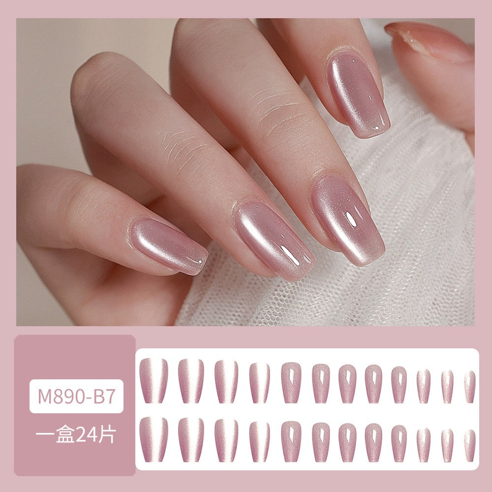 Pink Desire 24Pcs Nails Set