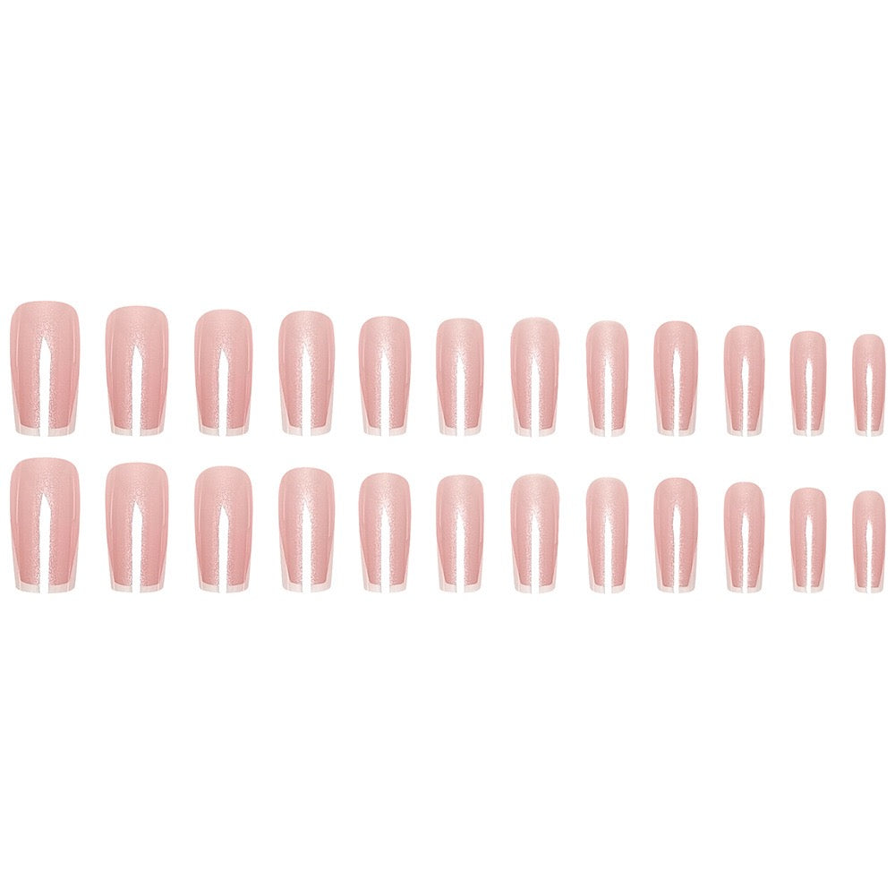 Vanilla Tips 24Pcs Nails Set