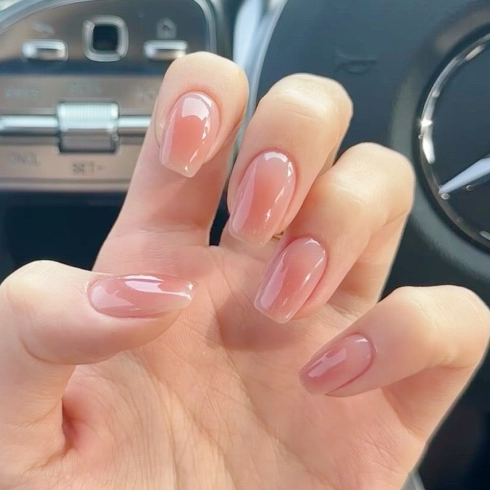 Pink Blush 24Pcs Nails Set