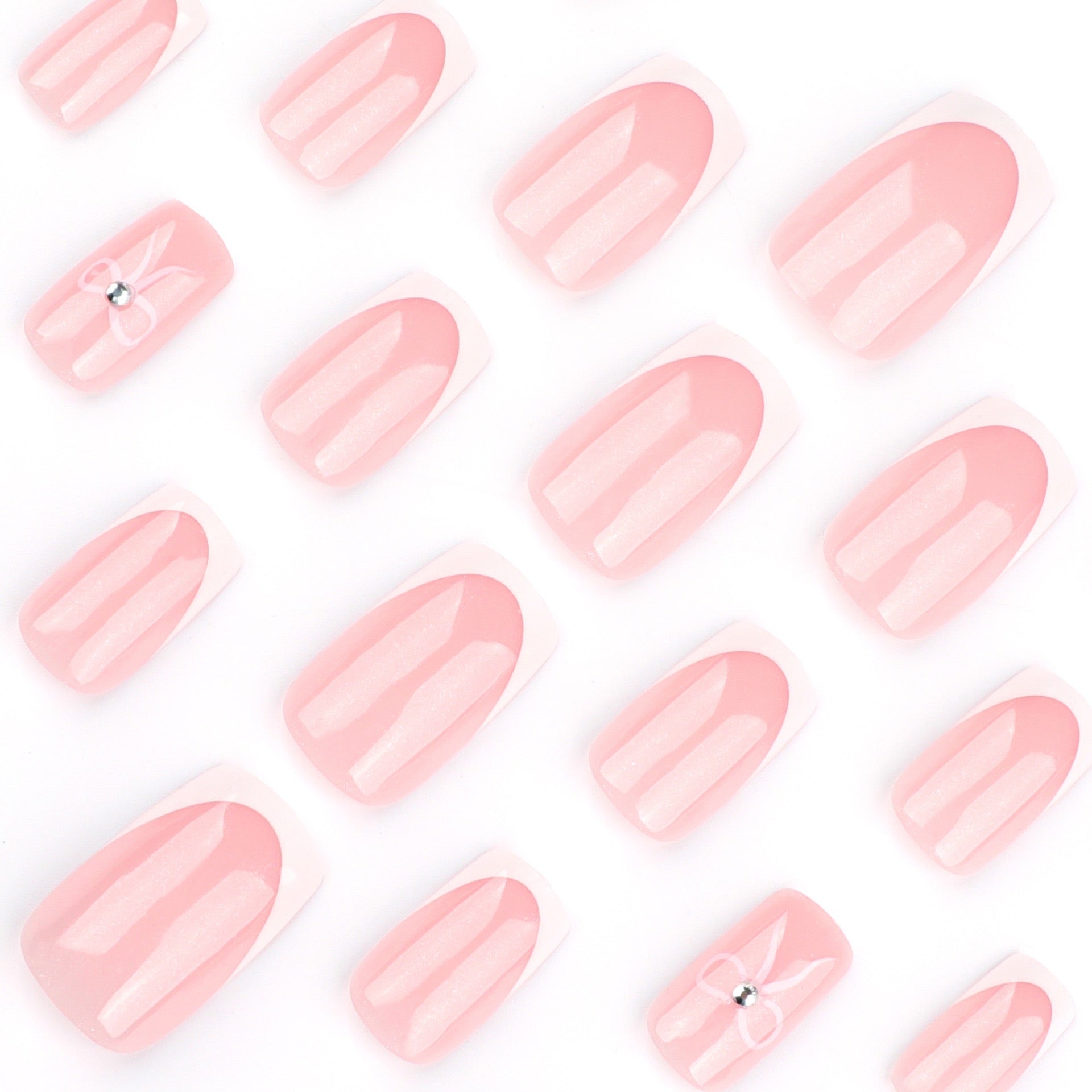 Blush French 24Pcs Nails Set