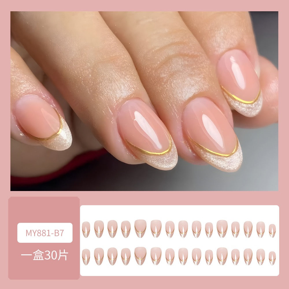 Celeste Shine 24Pcs Nails Set