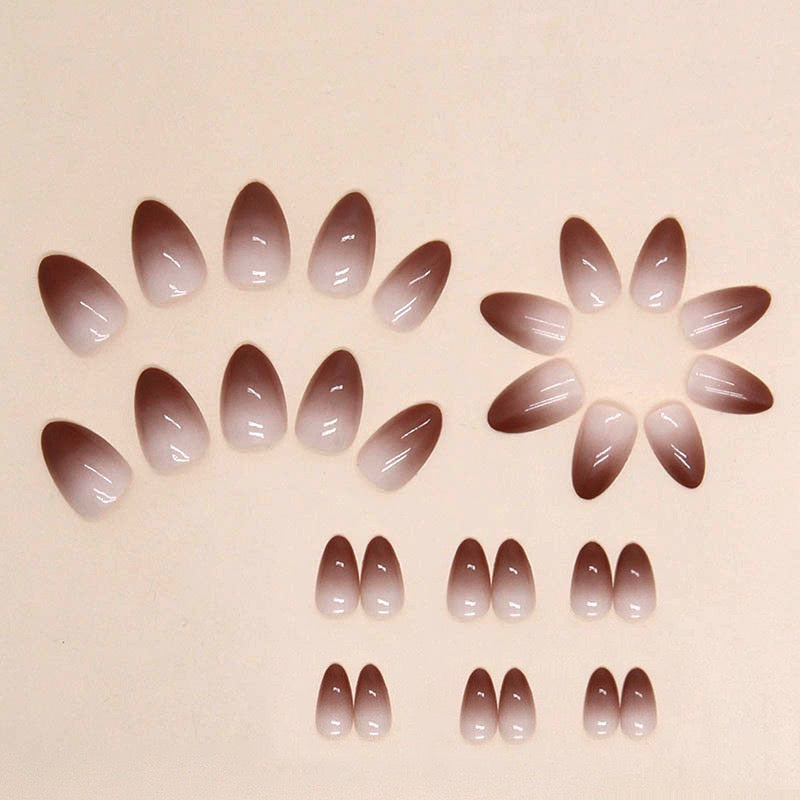 Sugar Brown 24Pcs Nails Set