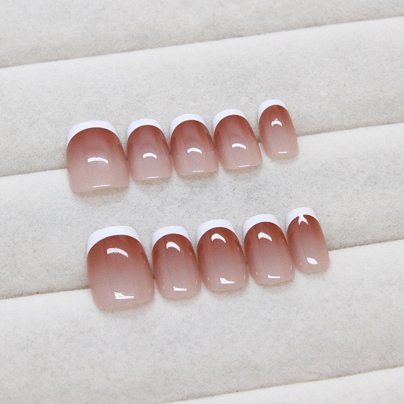 Honey French 24Pcs Nails Set