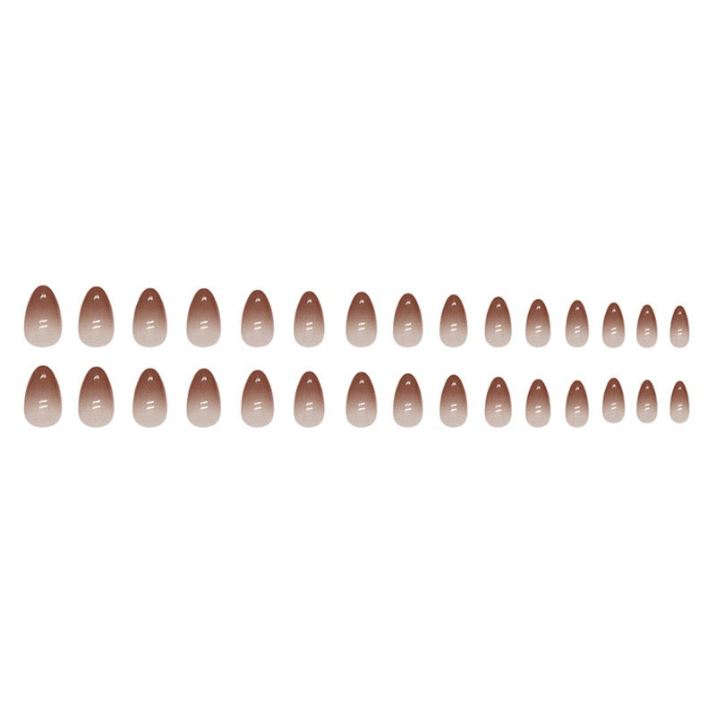 Sugar Brown 24Pcs Nails Set