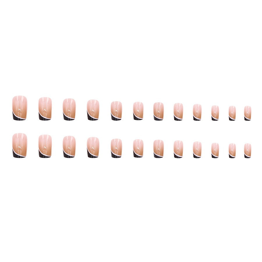 Black shine 24Pcs Nails Set