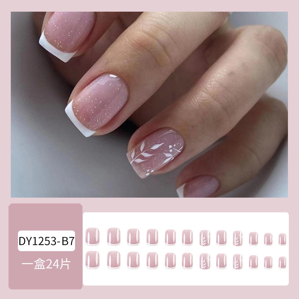 Timeless French 24Pcs Nails Set