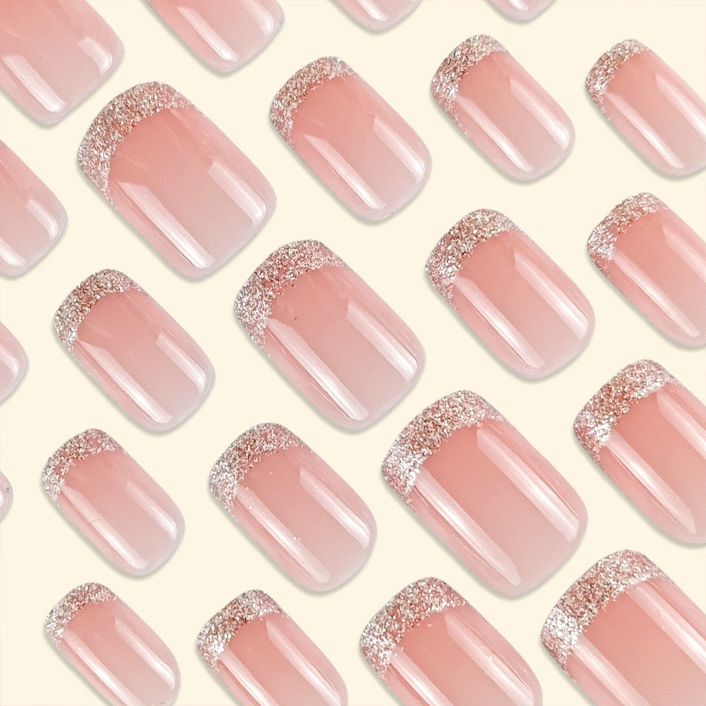 Diamond Drip 24Pcs Nails Set