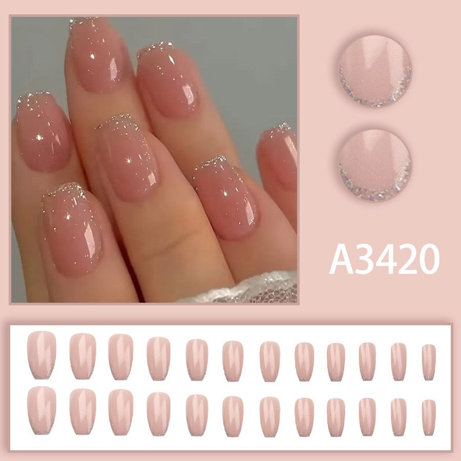 Glow Nest 24Pcs Nails Set