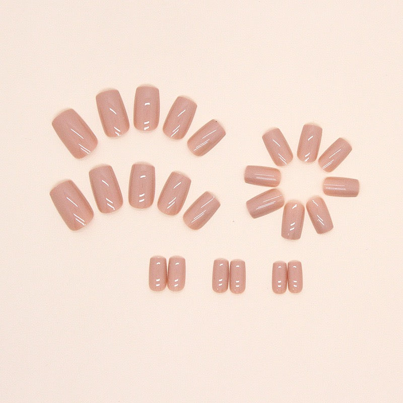 Peach Pop 24Pcs Nails Set