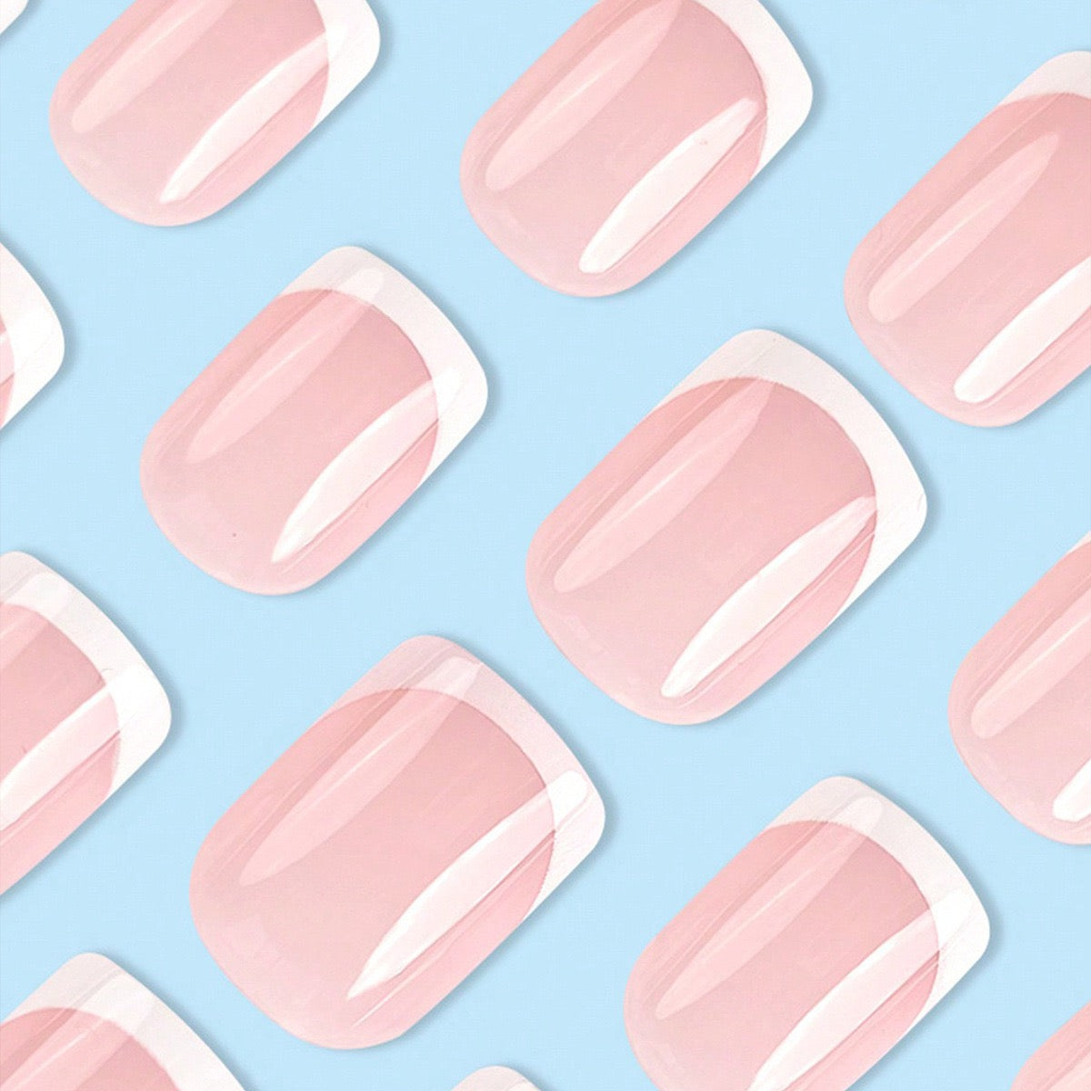 Desire French 24Pcs Nails Set