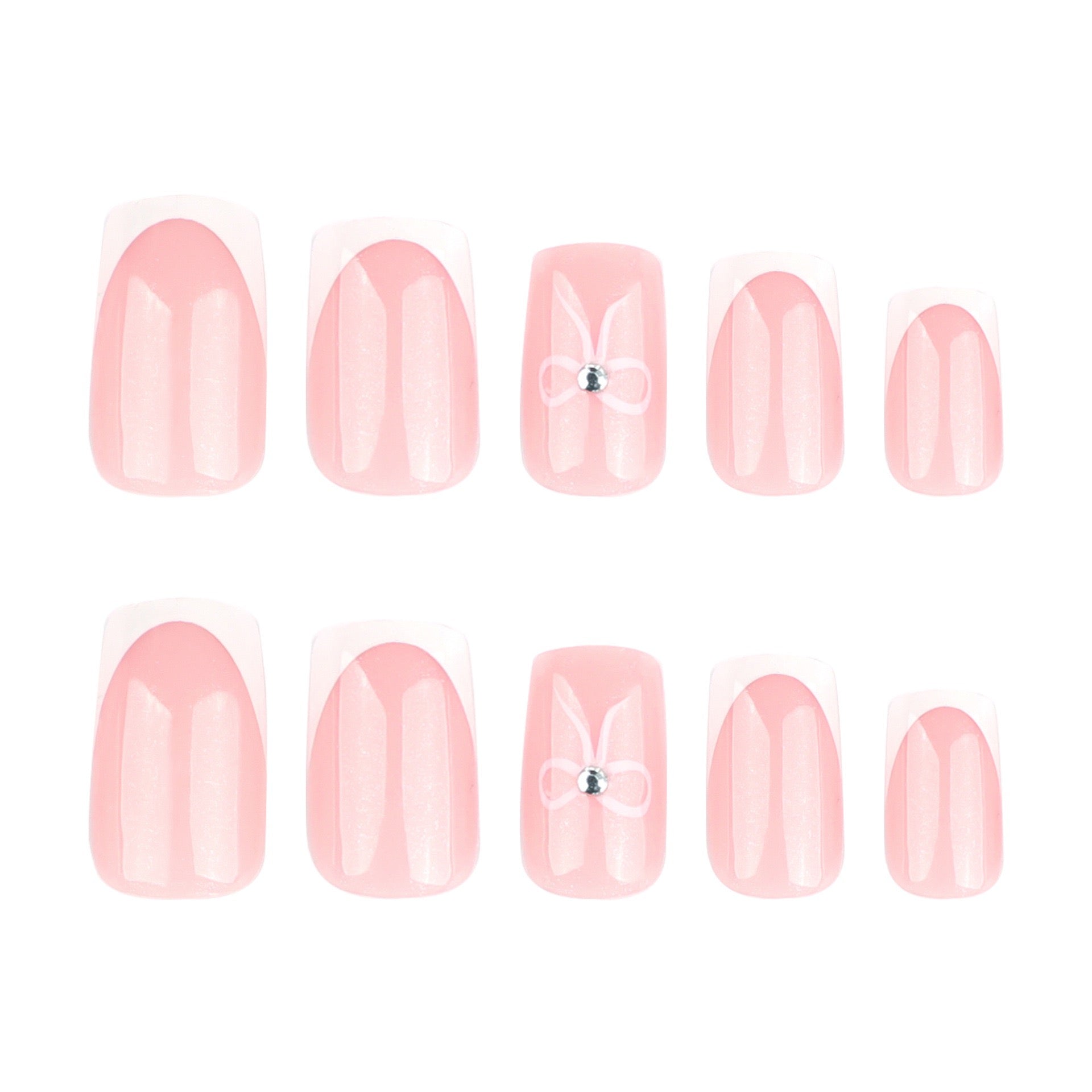 Blush French 24Pcs Nails Set