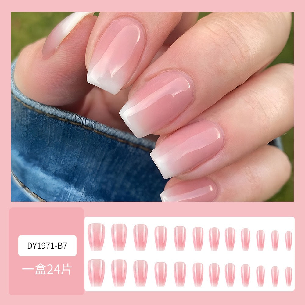 Ombre Chic 24Pcs Nails Set
