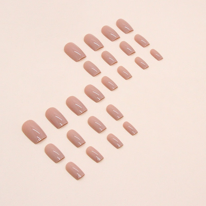 Peach Pop 24Pcs Nails Set