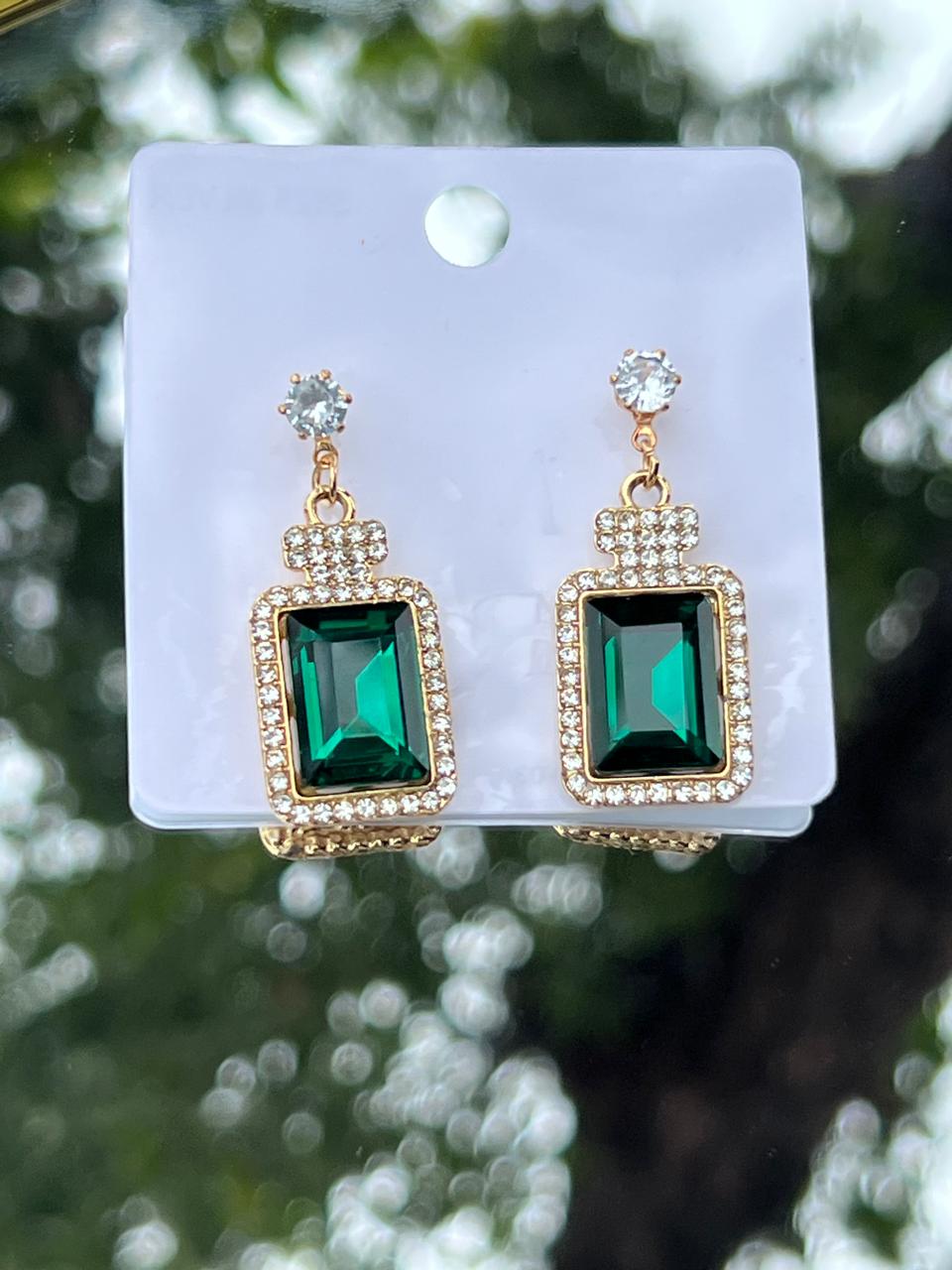 Emerald Elegance Earrings