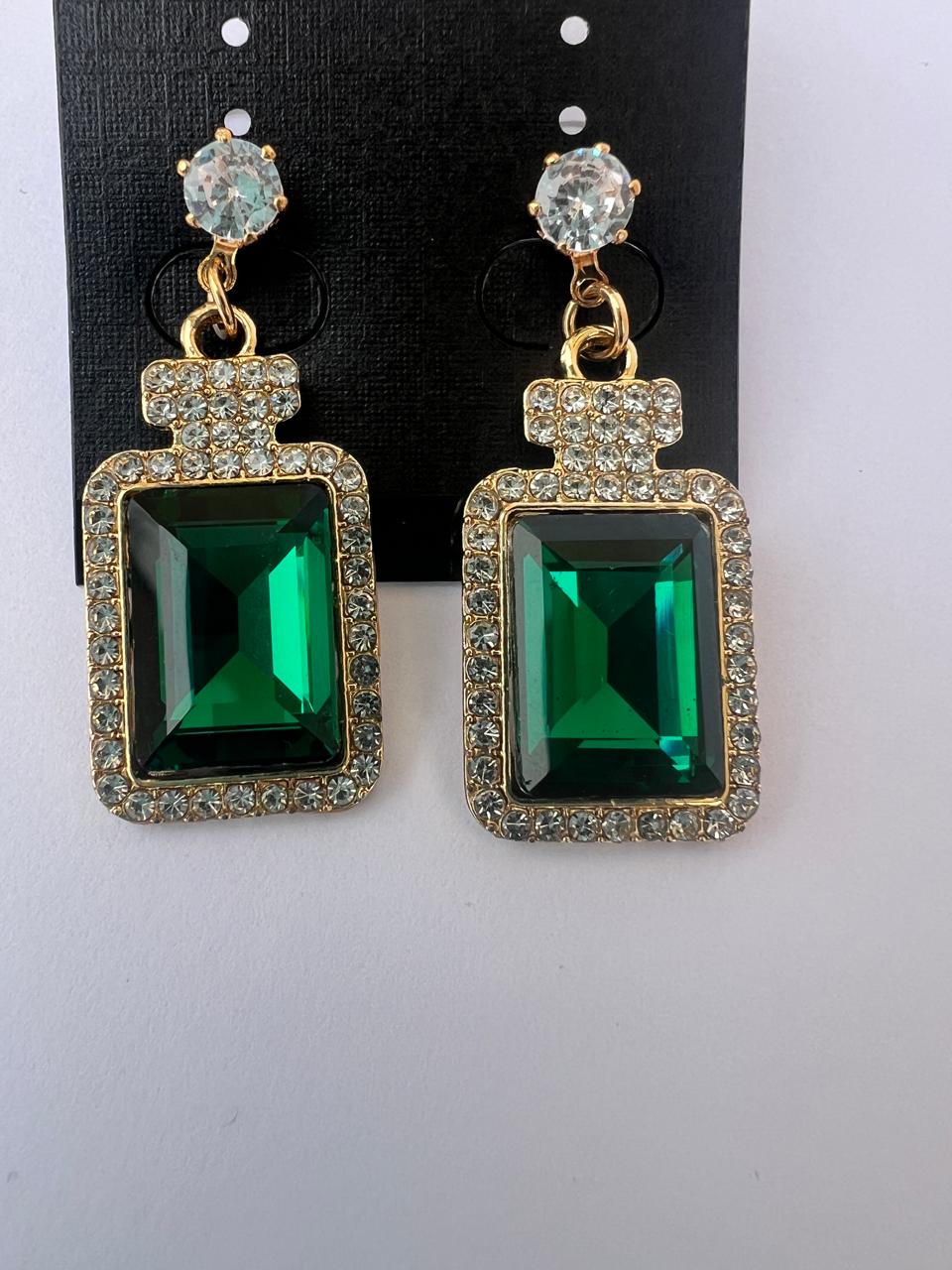 Emerald Elegance Earrings