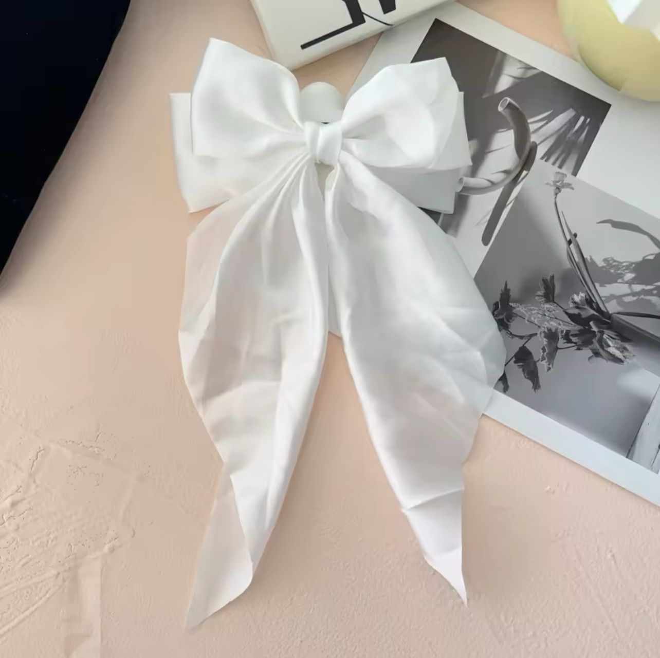 Classic Noir Ribbon Bow