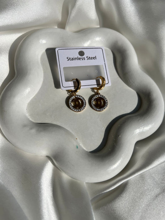 Golden Luxe Crystal earrings