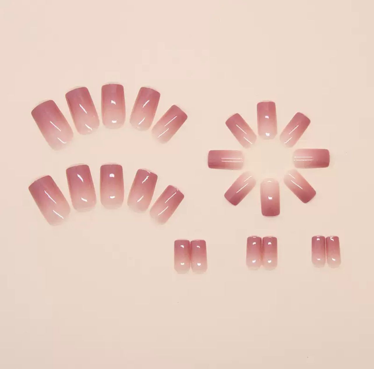 Pastel Pop 24Pcs Nails Set
