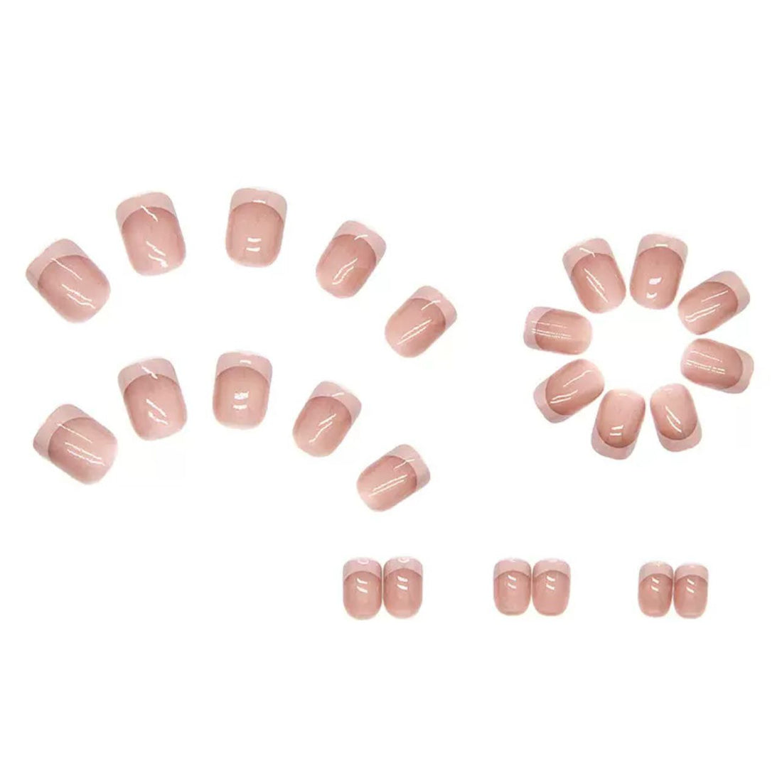 Classy Nude French 24Pcs Nails Set