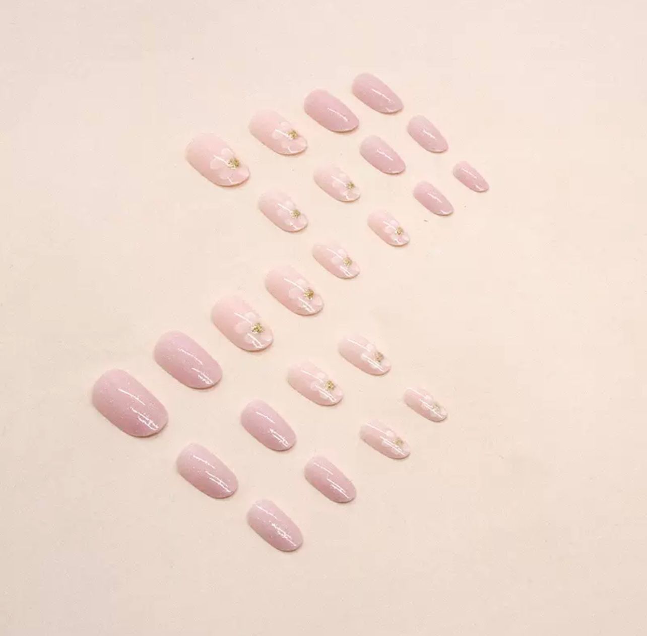 Diamond Shine 24Pcs Nails Set