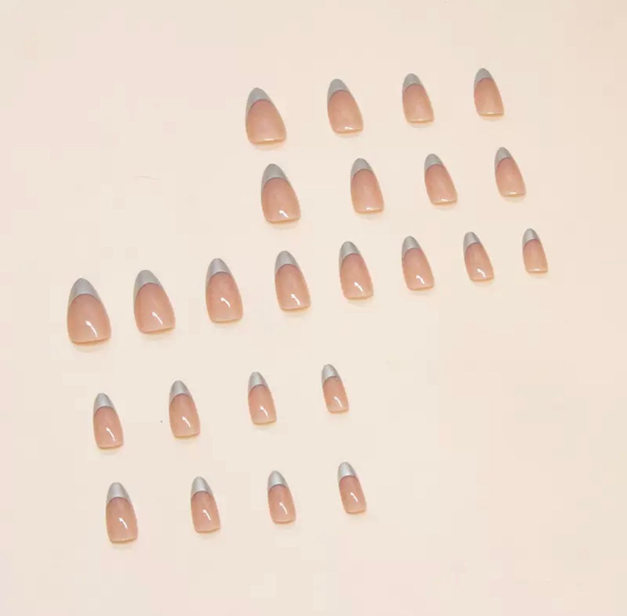 Whisper Nude 24Pcs Nails Set