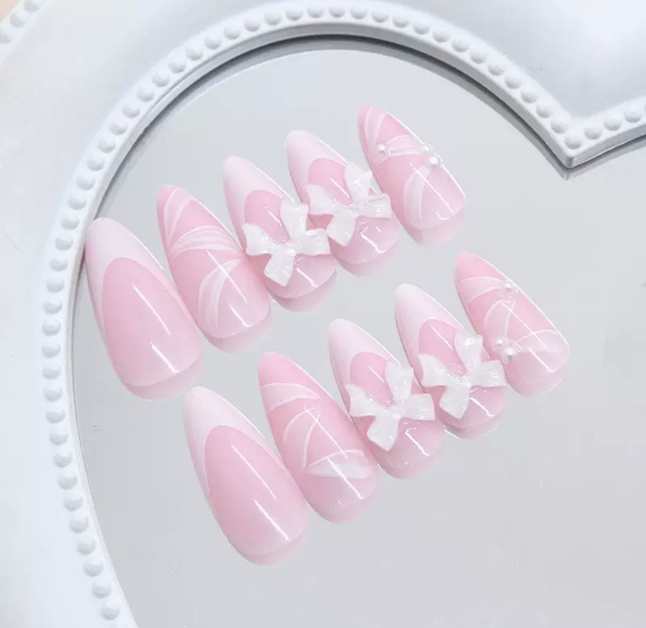 Blushing Bride 24Pcs Nails Set