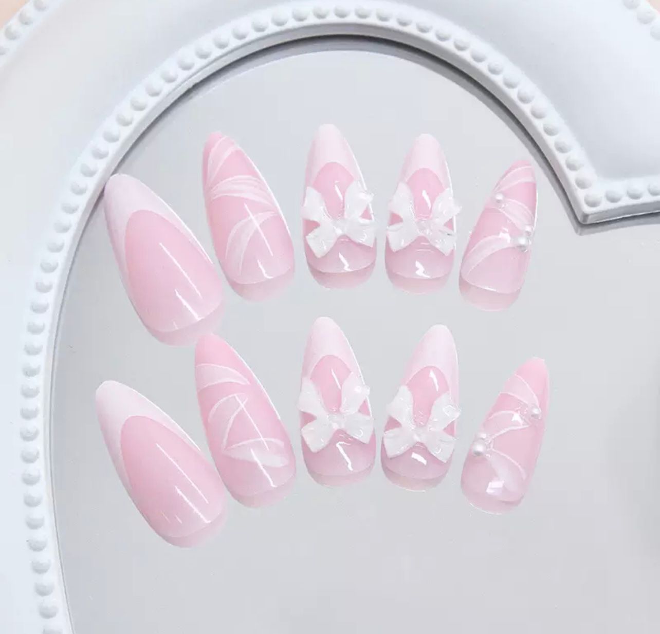 Blushing Bride 24Pcs Nails Set