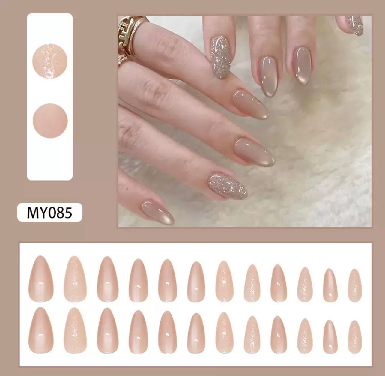 Love Spell 24pcs Nails Set