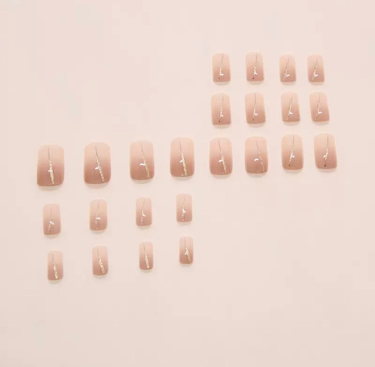 Luxe Shine 24Pcs Nails Set