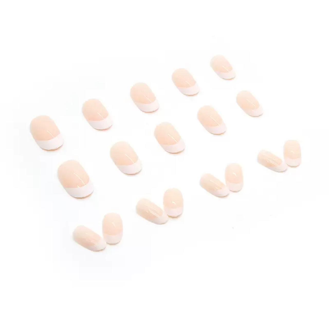 Pearl Glaze 24Pcs Nails Set