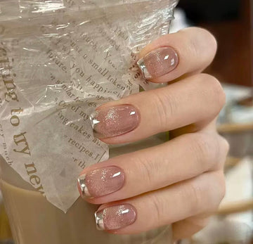 Pink dream 24Pcs nail Set