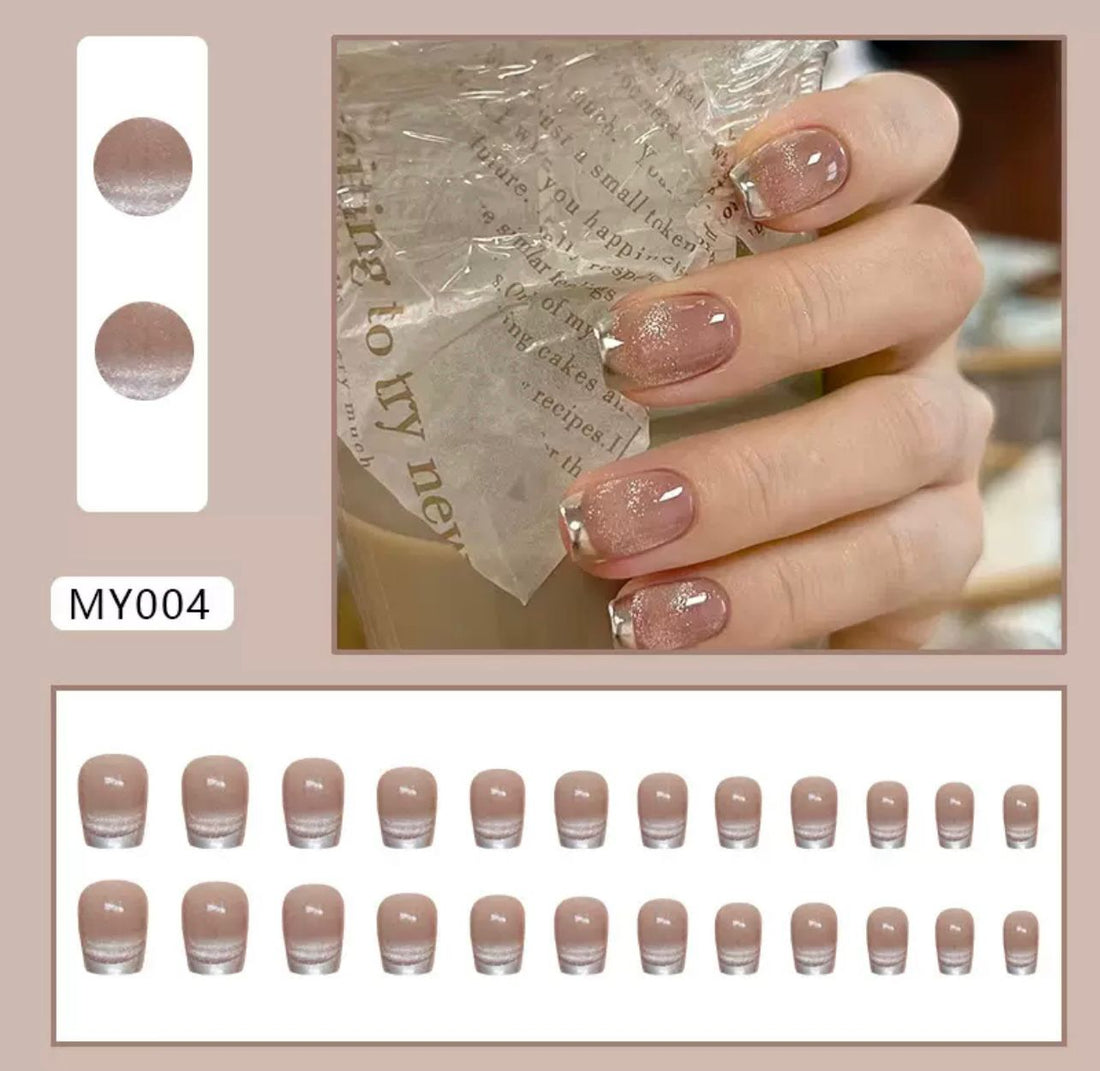 Pink dream 24Pcs nail Set