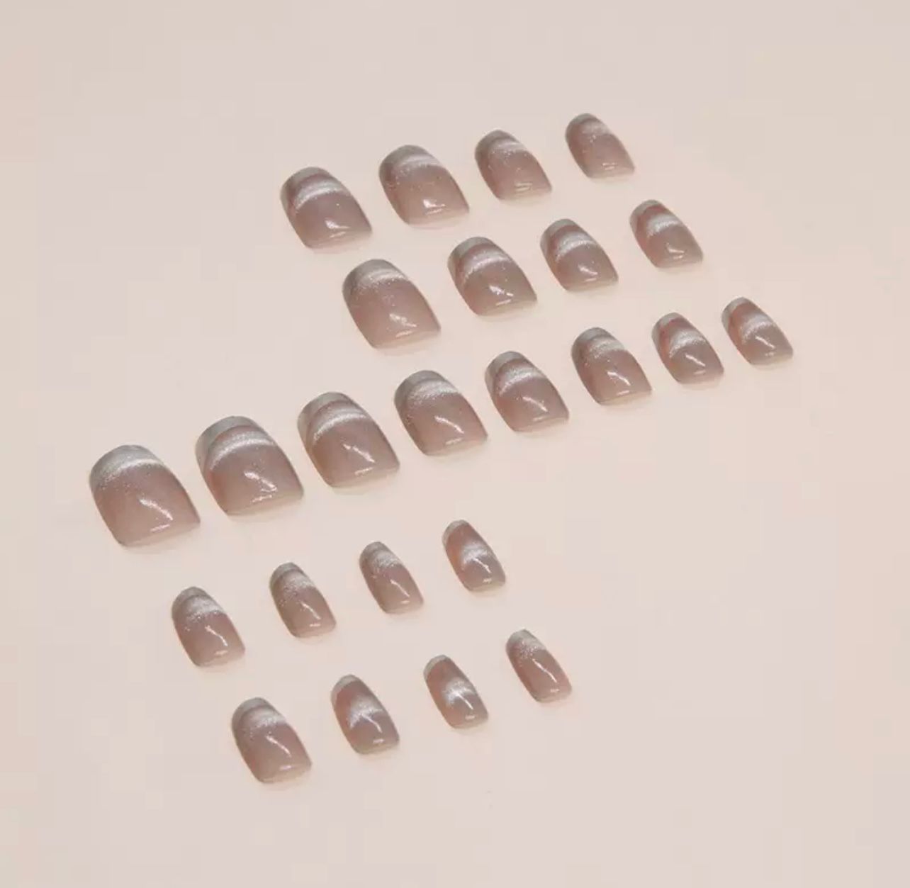 Pink dream 24Pcs nail Set
