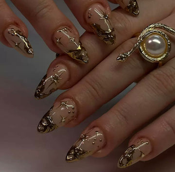 Moonlight glow 24pcs nails Set