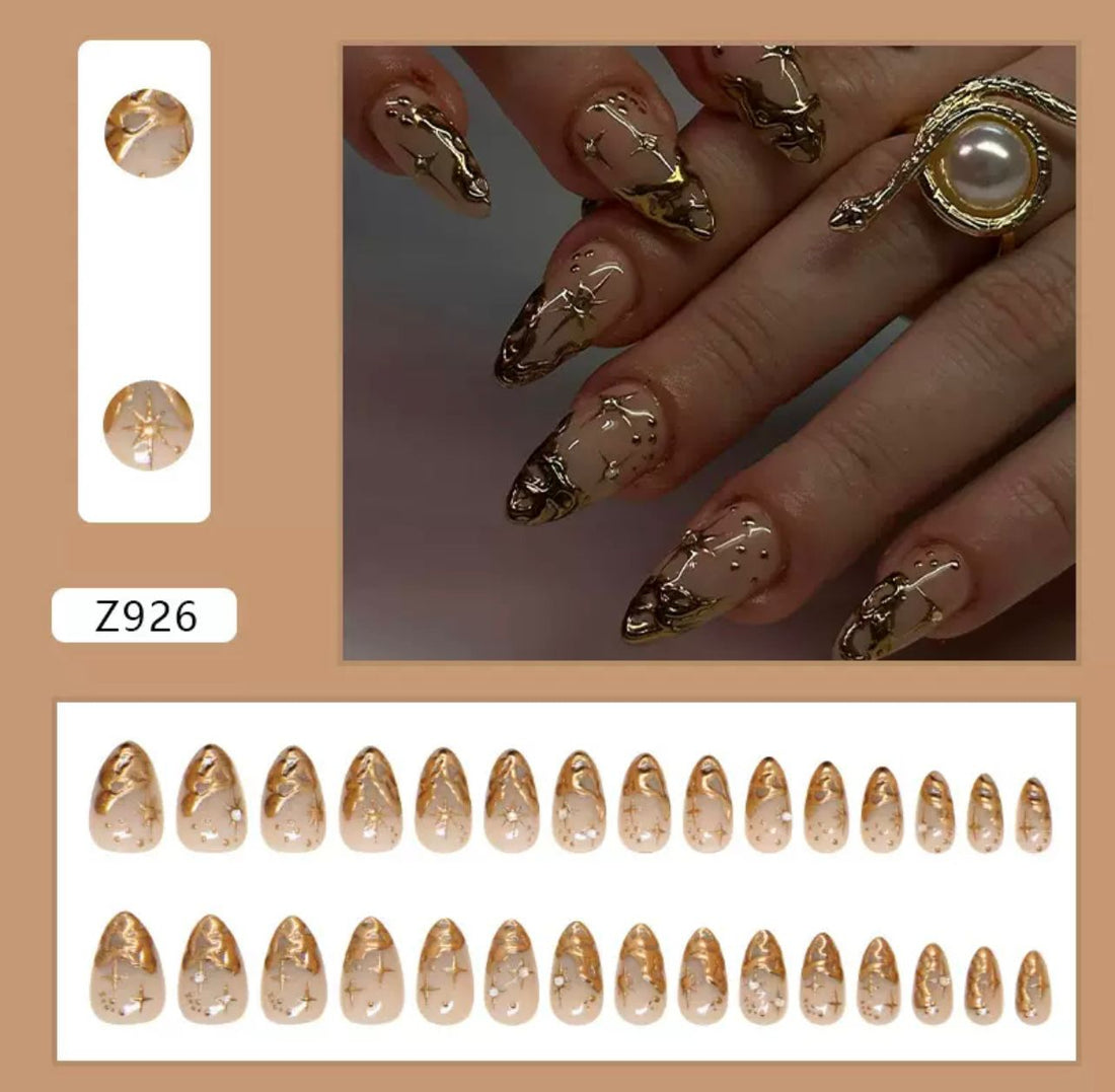 Moonlight glow 24pcs nails Set