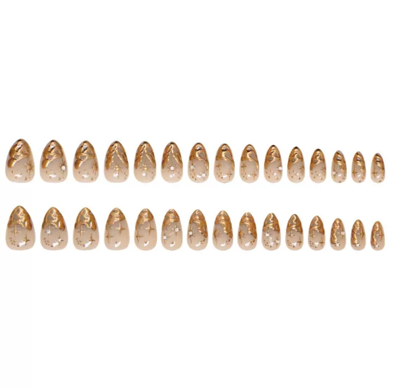 Moonlight glow 24pcs nails Set