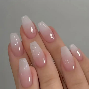 Nude Pink Ombre Nail Set