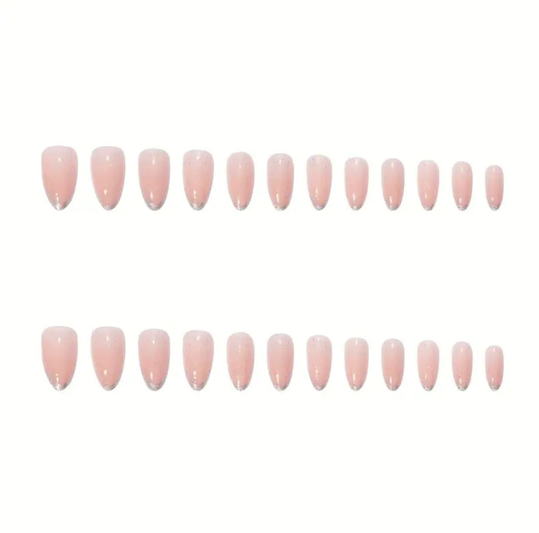 Blush Bloom Pink Nails Set