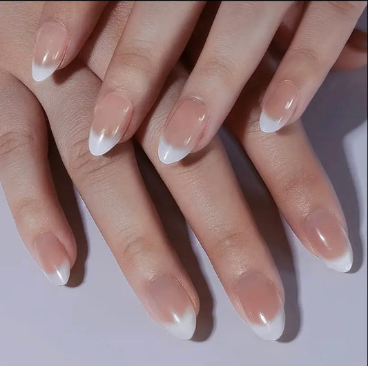 Nude Ombre Magic 24 Pcs Nails Set